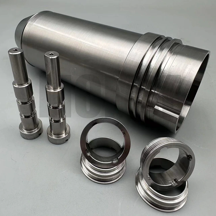 Peças de usinagem de grau 5 de titânio CNC