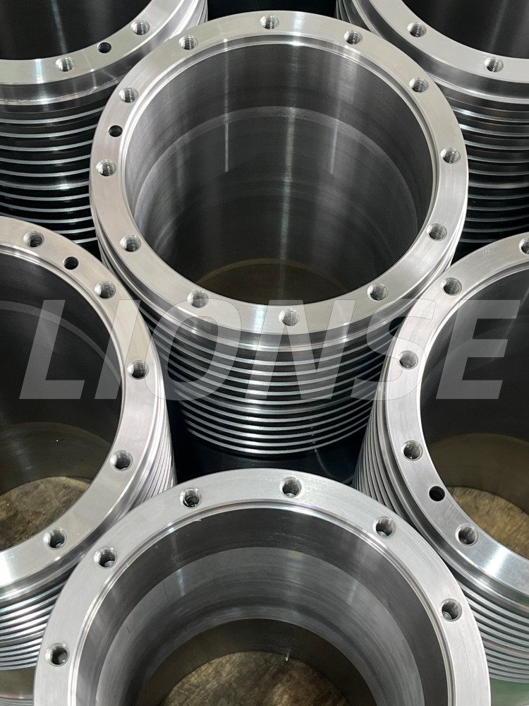 Flanges SS316 de alta precisão / peças usinadas tipo luva