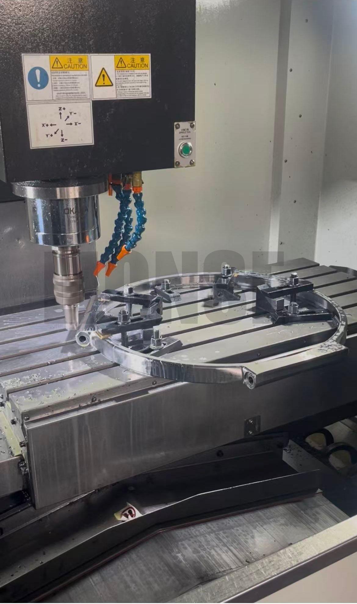 Talões feitos sob encomenda do anel de travamento do multi sulco de aço inoxidável do grande furo